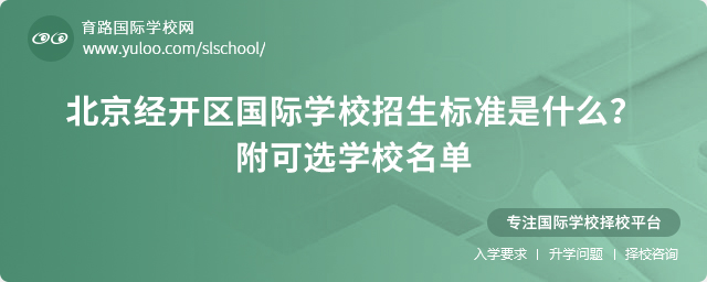 2025年北京经开区国际学校招生标准